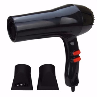 Hair Dryers Model 6268 ไดร์เป่าผม กำลังไฟ (1000 วัตต์) รุ่นใหม่ขายดี (สีดำ)