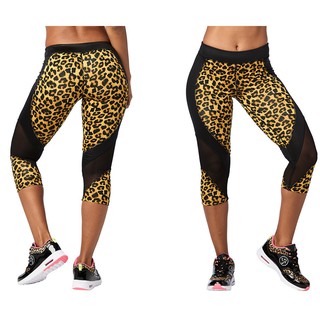 La Gozadera Mesh Capri Leggings (กางเกงเลคกิ้งออกกำลังกายซุมบ้าและโยคะ)