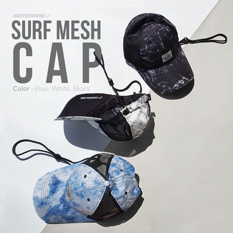 หมวกแก๊ปกันแดด – Surf Mesh Cap & Surf Mesh Cap 2.0 แบรนด์ WATER PRO