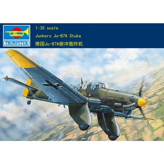 ชุดโมเดลทรัมเปเตอร์ พลาสติก Stuka 1/32 Ju-87A 03213