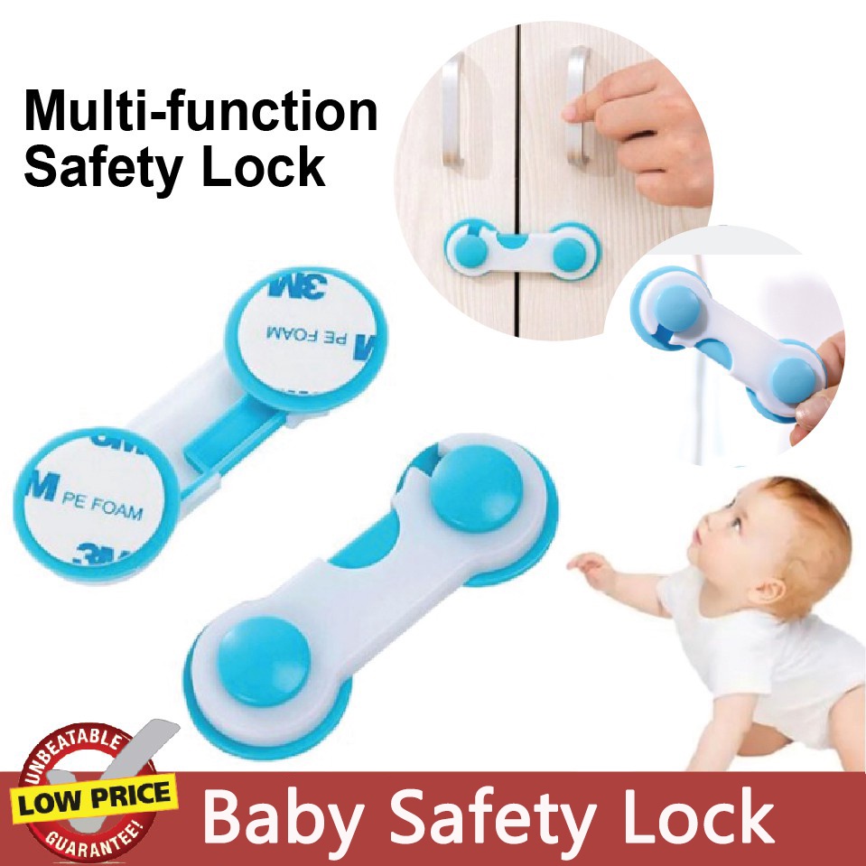 จัดส่งที่รวดเร็วล็อคความปลอดภัยของเด็กล็อคลิ้นชักล็อคประตูตู้ไม่มีปีนเขาปรับป้องกันเด็กล็อคสําหรับเด็ก - รูปที่ 7