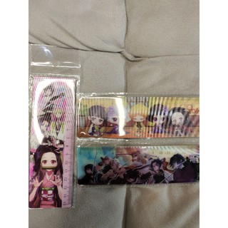 ‼️พร้อมส่ง‼️ไม้บรรทัด 3 มิติ เครื่องเขียนนักเรียนการ์ตูน ไม้บรรทัด15cm 3มิติ Anime Demon Slayer Kimetsu 3D