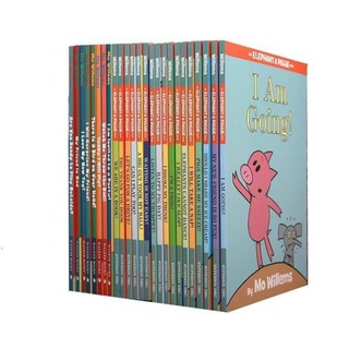 พร้อมส่ง An Elephant and Piggie by Mo Willems 25 เล่ม หนังสือหัดอ่านภาษาอังกฤษ  An Elephant &amp; Piggie