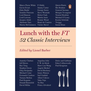 Lunch with the Ft : 52 Classic Interviews -- Paperback / softback [Paperback]