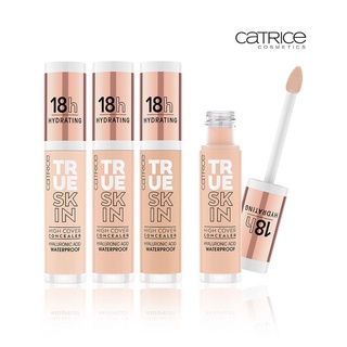 Catrice True Skin คอนซีลเลอร์ ไฮยารูลอน ปกปิดสูง 18H กันน้ํา