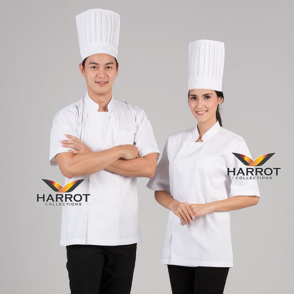 เสื้อกุ๊กแขนสั้น เสื้อเชฟแขนสั้น