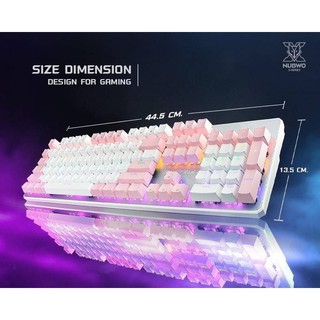 Nubwo X21 TKL Mechanical Full RGB Gaming Keyboard คีบอร์ดเมคานิคอล ประกัน 2ปี 6 คะแนนคำถาม 3 ได้รับการตอบ