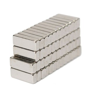 1ชิ้น แม่เหล็ก 8x3x2มิล สี่เหลี่ยม Magnet Neodymium 8*3*2มิล แม่เหล็กแรงสูง 8*3*2mm แม่เหล็กแรงดึงดูดสูง 8x3x2mm