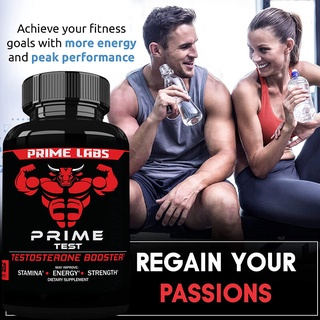 PRIME LABS Series Testosterone Booster 60/120 Caplets เทสโทสเทอโรน สุขภาพของผู้ชาย 500mg