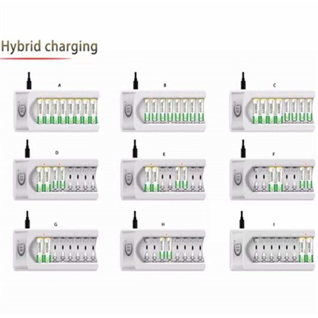 เครื่องชาร์จถ่าน AA/AAA BTY C808W 8 ช่อง ชาร์จถ่านรถกระป๋อง 1.2v