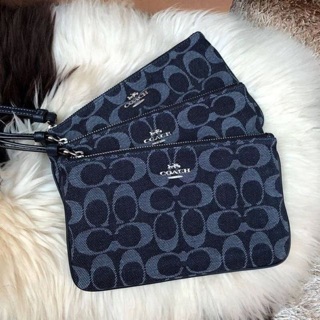 COACH WRISTLET DENIM 1 zip sale