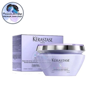 Kerastase Blond Absolu Masque Ultra Violet 200ml (สำหรับเส้นผมที่ผ่านการฟอกสีหรือผมสีหม่น)