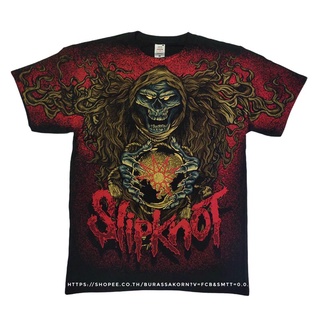 เสื้อวง slipknot fullprint OVP เสื้อยืด slipknot overprint