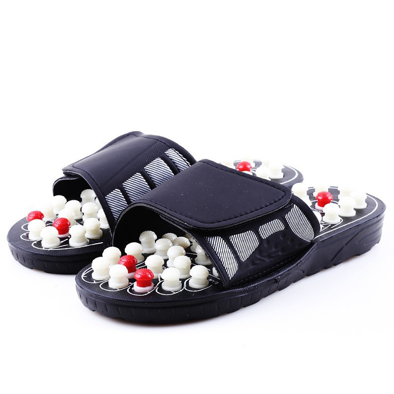 รองเท้านวดสำหรับผู้ชาย Men Massage Sandals Rotating Foot Massager Shoes