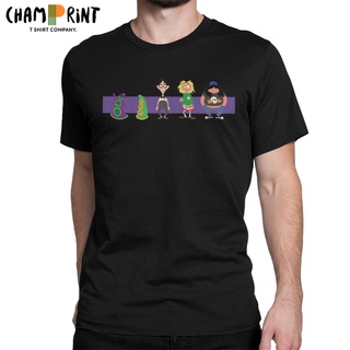 ถูกสุดๆเสื้อยืดคอกลม แขนสั้น ผ้าฝ้าย พิมพ์ลาย Day Of The Tentacle 90s สําหรับผู้ชาย