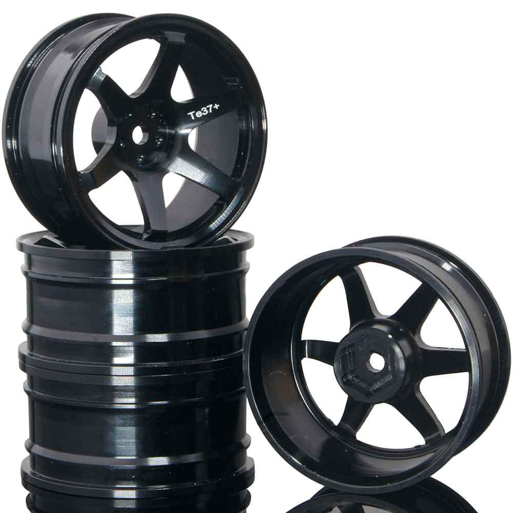 RC Aluminum Wheel 4pc D:52mm W:26mm Fit HSP HPI 1:10 On-Road Drift Car Rim 106