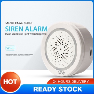  Smart Wireless WiFi Siren Alarm Sensor USB Power Via iOS Android APP Notification Plug And Play No HUB Requirement &gt;&gt;&gt;keeper