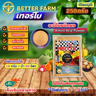 อะมิโน ชนิดผง Amino Acid Powder เทอร์โบ ขนาด 250 กรัม