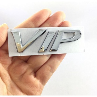 โลโก้ โลหะ วีไอพี แต่งรถยนต์ ชุบโครเมี่ยม VIP letter logo badge car logo accessory