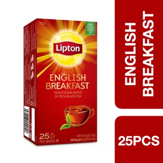 Lipton English Breakfast 25 Tea Bags ++ ลิปทัน ชาอิงลิช เบรคฟาสต์ 25 ซอง