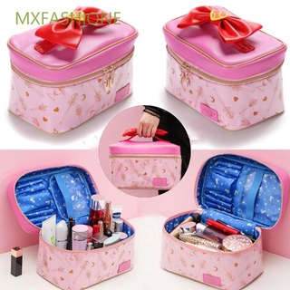 MXFASHIONE Pink Makeup Bag Ladies Cosmetic Organizer Makeup Case Women Travel Portable Sailor Moon 1pc Multifunction Wash Toiletry Bag/Multicolor