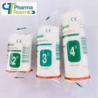 ผ้าก๊อซยืดพันแผล ผ้าก๊อซพันแผล Longmed Conforming Bandage ขนาด 2 / 3 / 4 นิ้ว