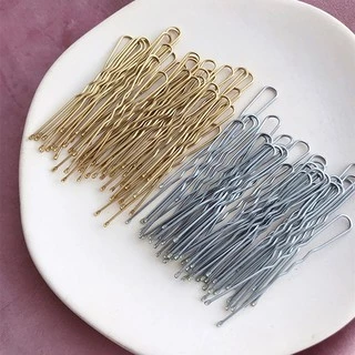 Kf179 25PCS คลาสสิกสีดํา/กาแฟ/เงิน/ทองผม waved "U" รูปร่าง bobby pin Bartage ร้านทําผม hairpin ผู้หญิง accessories