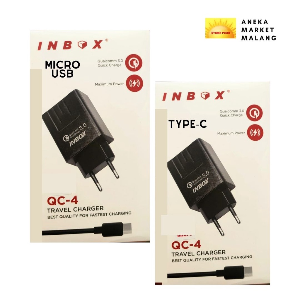 MIcro Type-c Travel Charger Universal Inbox QC-4