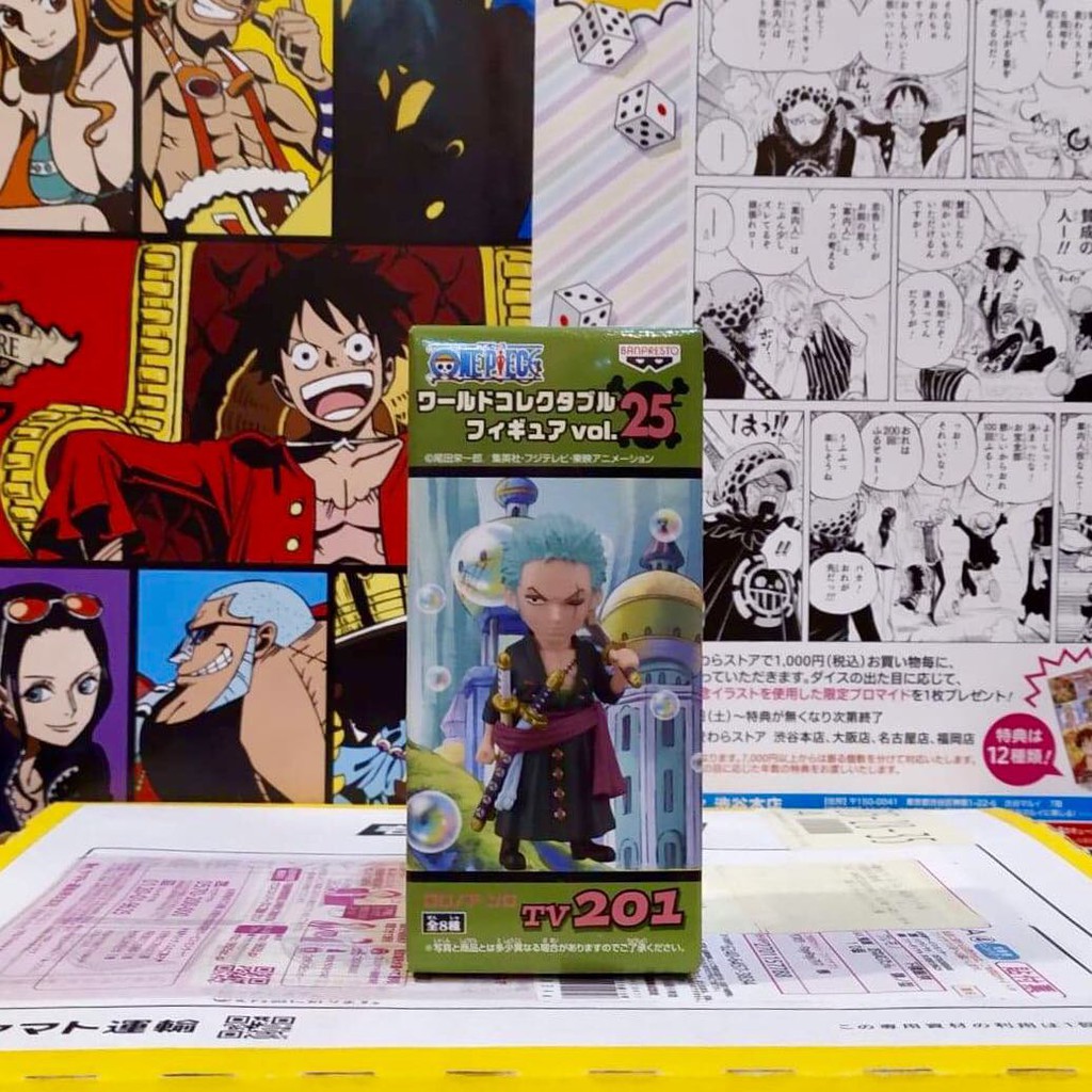 🔥 WCF Zoro โซโล one piece วันพีซ Vol.25 Tv 201 🔥 ของแท้ ญี่ปุ่น💯