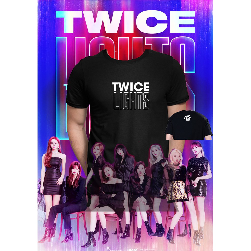 เสื้อยืด KPOP TWICE TWICE LIGHTS