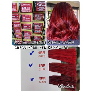 Joico Lumishine Repair color cream 74ml -RED RED series สีกลุ่มแดงสดสวยๆ แนะนำค่ะ