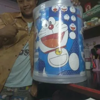ออมสินยักษ์ ลายน่ารักถังเก็บเงิน นั่งได้ ล๊อคได้