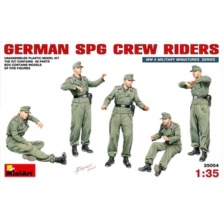 โมเดลประกอบ MiniArt 1/35 MI35054 GERMAN SPG CREW RIDERS