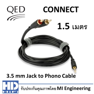 QED CONNECT 3.5 mm Jack to Phono Cable