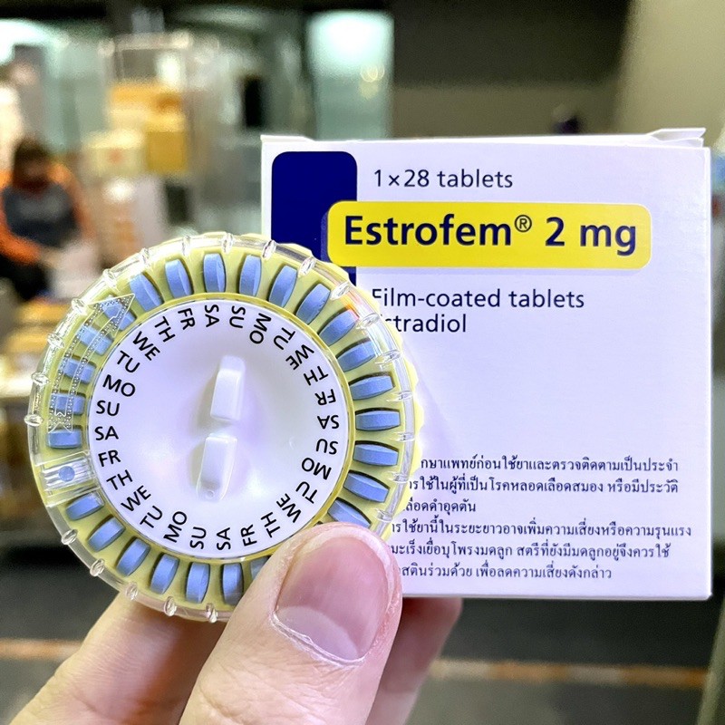มีปลายทาง EXP.2025 เอสโตรเฟมEstrofem2mg รับหมอมาขาย ปลอดภัย กดสั่งซื้อด่วน