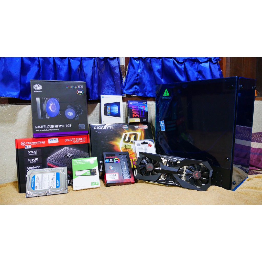 PC SET: i7-8700K , GTX 1070 Ti สำหรับเล่นเกมหรือสตรีมเกม