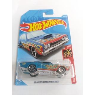 รถเหล็ก Hotwheels 69 DODGE CORONET SUPERBEE (ib34)