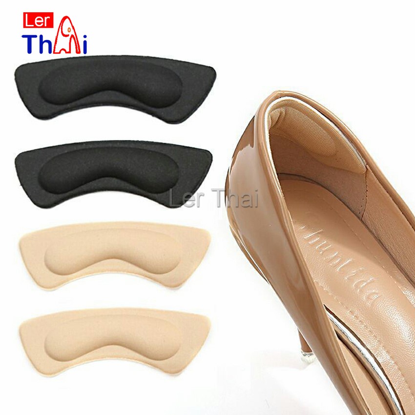 LerThai แผ่นกันกัด  แผ่นกันรองเท้ากัด เนื้อนิ่ม ช่วยแก้รองเท้าหลวม 1 แพค ต่อ คู่  Sponge heel pad - รูปที่ 5