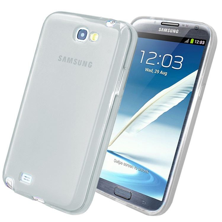 เคส Samsung Galaxy Note 2 โปร ่ งใสแบบยืดหยุ ่ น ( เกรด A )