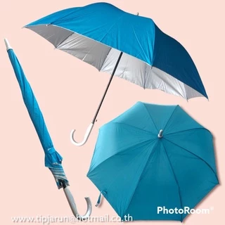 ☂️☔️ร่ม 28 นิ้ว 8 ก้าน สีพื้น ป้องกันUV 100 % สีสันสวย สดใส ( D-0068) 🚚พร้อมส่งค่ะ