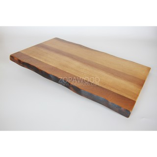 เขียงเผาขอบตรง ไม้จามจุรี ZOPAWOOD เขียงขนาดใหญ่ เขียงไม้ เขียงเอนกประสงค์ Cutting Board เขีบงวินเทจ เขียงสเต๊ก เขียงไม้