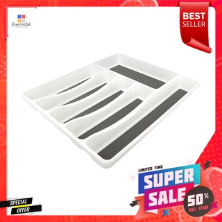 ถาดใส่อุปกรณ์ในครัว 6 ช่อง MICRONWARE 2778 สีขาว6-COMPARTMENT SILVERWARE TRAY MICRONWARE 2778 WHITE