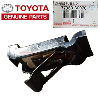 Toyota 77360-30070 คลิปฝาน้ํามันเชื้อเพลิง (สปริง Miniak Pintu) - Toyota Vios (08-12y) / Wish (09-20y) / Mark X (04-08y)