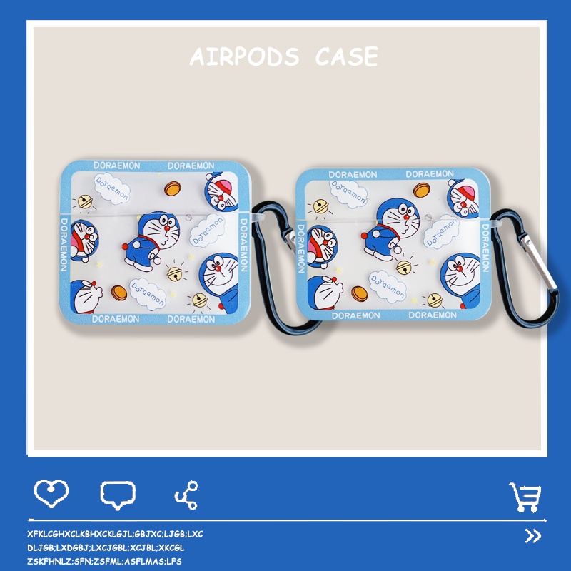 🔥จัดส่งภายใน24ชั่วโมง🔥Doraemon โดเรม่อน การ์ตูน เคส สำหรับ Airpods 3 pro case เคสแอร์พอร์ต gen2 gen3