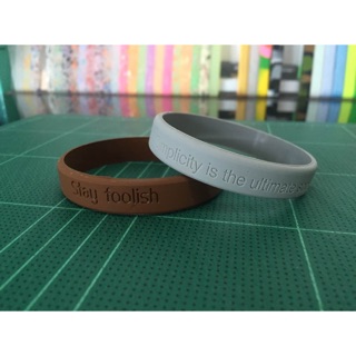 Wristband ธรรมดาไม่ลงสี