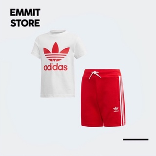 〰️ Adidas ชุดเสื้อและกางเกงเด็ก TREFOIL (ED7725) / การันตีสินค้าลิขสิทธิ์แท้ 100000%