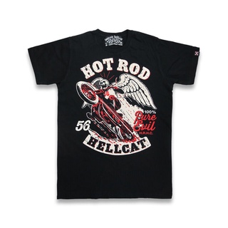 [S-5XL] เสื้อยืด พิมพ์ลายหัวกะโหลก Hellcat Pure Evil Biker สไตล์พังก์ร็อค แฟชั่นยอดนิยม