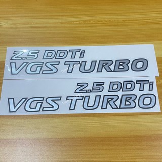 สติ๊กเกอร์* 2.5 DDTI VGS TURBO ติดข้างประตู NISSAN นาวารา NP 300 ( ราคาต่อชุด มี 2 ชิ้น )