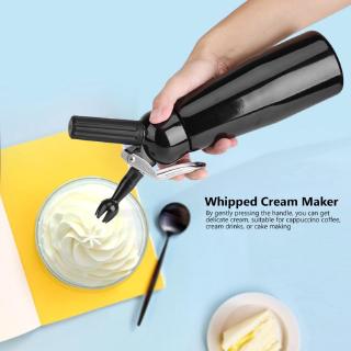 🍦Cream Whipper🍦ขวดทำโฟมวิปครีม ขวดทำวิปปิ้งครีม 500 ml. พร้อมส่ง black