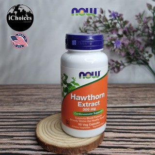 ฮอร์ธอร์น สกัด Now Foods® Hawthorn Extract 300 mg 90 Veg Capsules